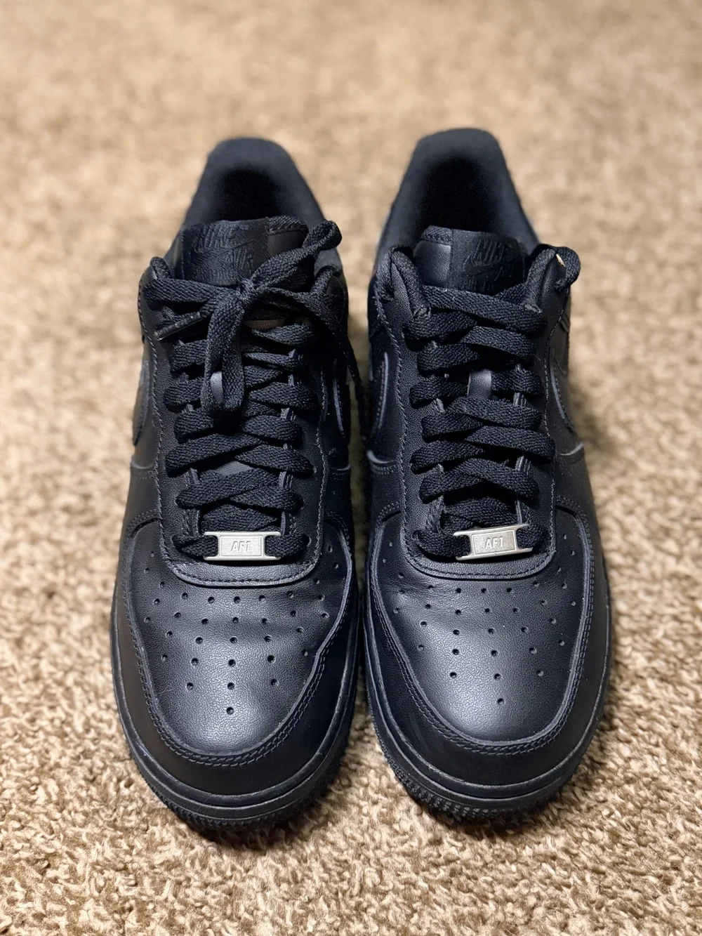Nike Air Force 1 Low Men's Sneakers in Black 9.5